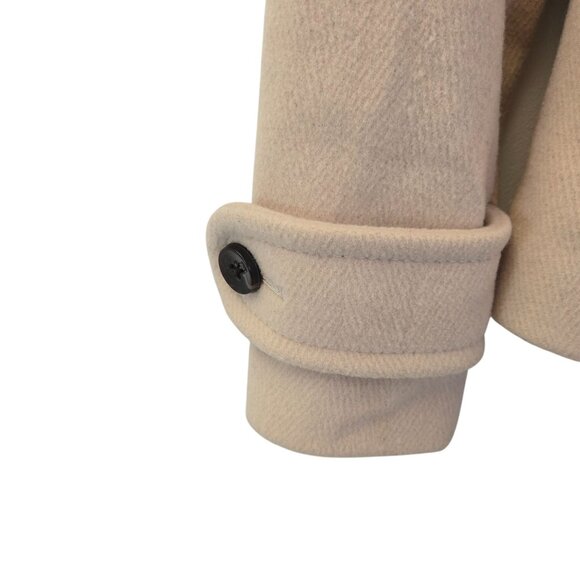 Banana Republic Wool Blend Toggle Closure High Neck Jacket Size XS Petite - Picture 5 of 6